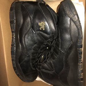 Air Jordan Retro 10’s BLACK/BLACK-DRK GREY